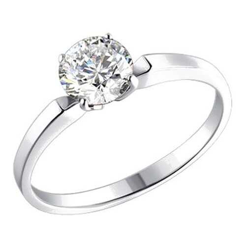 Серебряное помолвочное кольцо женское с фианитом SOKOLOV 94010279 р.20 в Линии Любви