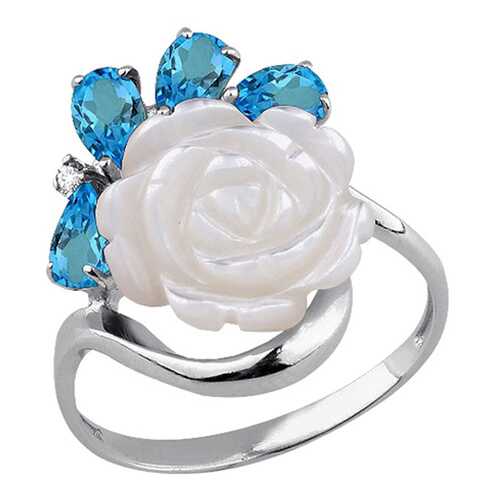 Кольцо женское Aquamarine 6571205 р.17.5 в Линии Любви