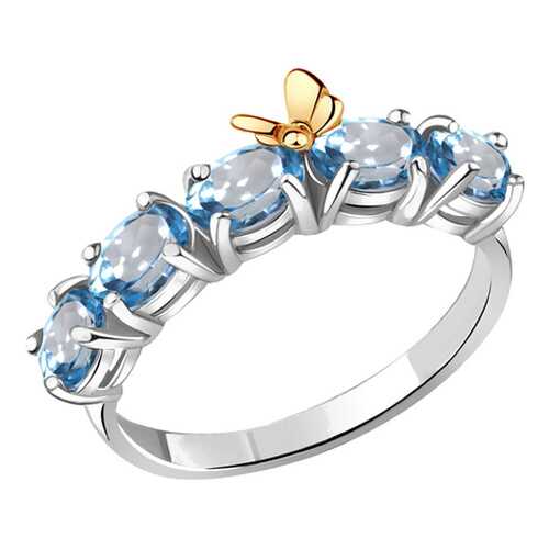 Кольцо женское Aquamarine 6571705.5 р.18.5 в Линии Любви