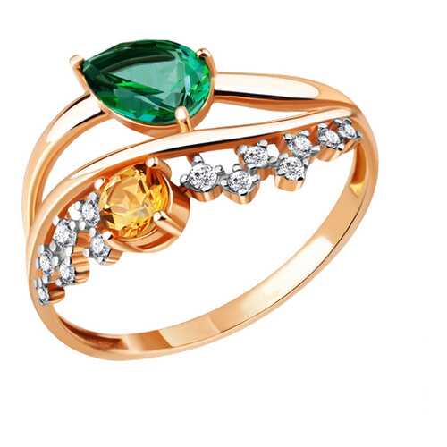 Кольцо женское Aquamarine 65861533А р.18 в Линии Любви