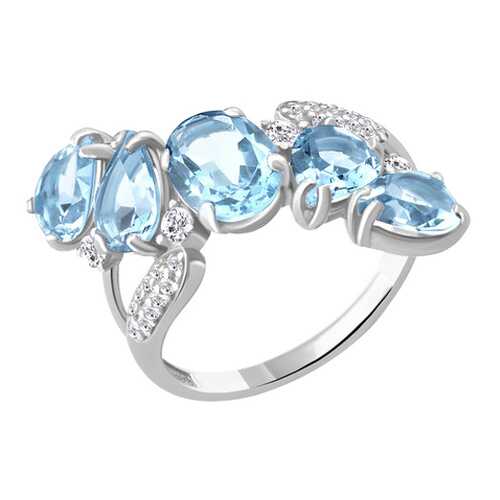 Кольцо женское Aquamarine 6904402А р.17 в Линии Любви