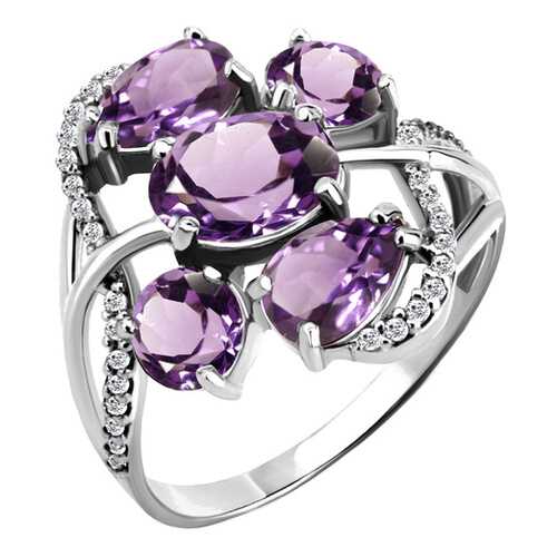 Кольцо женское Aquamarine 6904904А.5 р.18.5 в Линии Любви