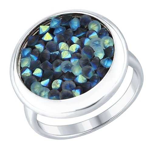 Кольцо женское SOKOLOV из серебра с кристаллами Swarovski 94012430 р.17 в Линии Любви