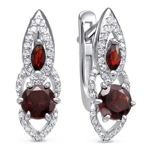Серьги АЛЬКОР SILVER 02-0268 в Линии Любви