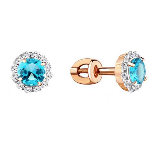 Серьги Aquamarine 4408605А.6 в Линии Любви