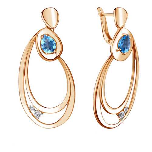 Серьги Aquamarine 4722005.6 в Линии Любви