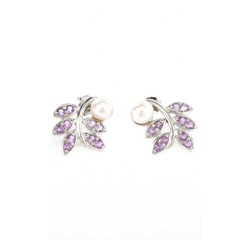 Серьги женские YOUKON АЕ 19602 серебристые в Линии Любви