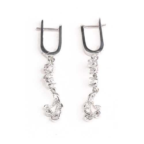 Серьги женские YOUKON OE 10107Е серебристые в Линии Любви