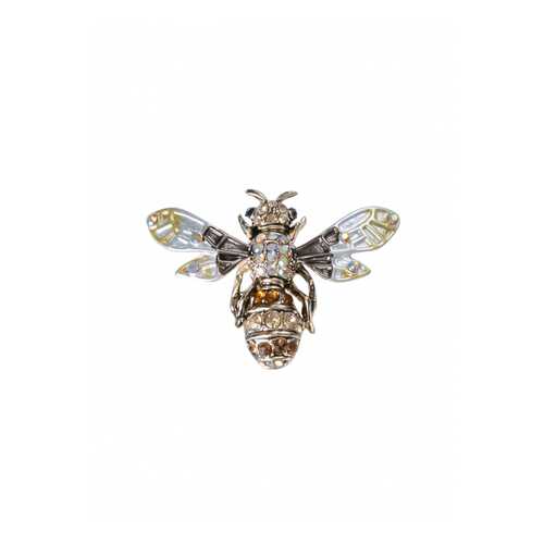 Брошь Corona style B004BrBR11040F8-GOLD в Линии Любви