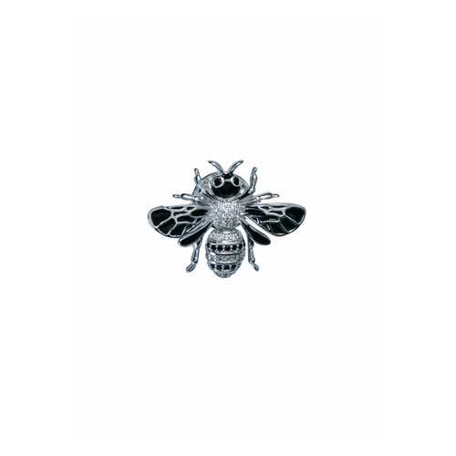 Брошь Corona style B005Br6104232K006-SILVER в Линии Любви