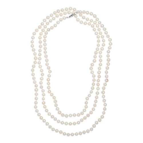 Бусы женские My-bijou 303-1085 белые в Линии Любви