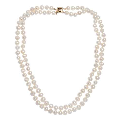Бусы женские My-bijou 303-1089 белые в Линии Любви