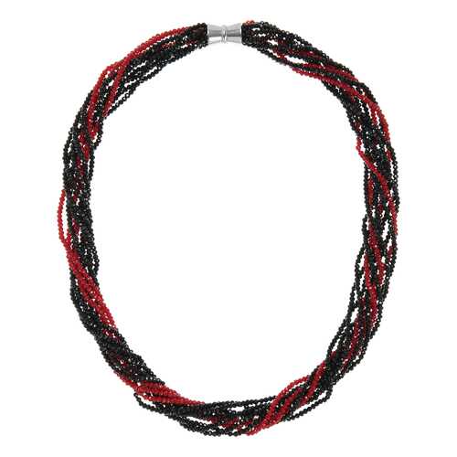 Бусы женские My-bijou 303-1584 красные/черные в Линии Любви