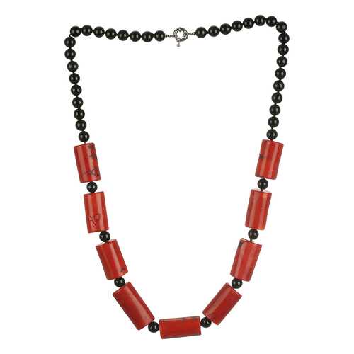 Бусы женские My-bijou 303-955 черные/красные в Линии Любви