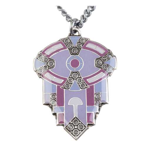 Колье женское Clara Bijoux B22306.6 V серебристое/фиолетовое в Линии Любви