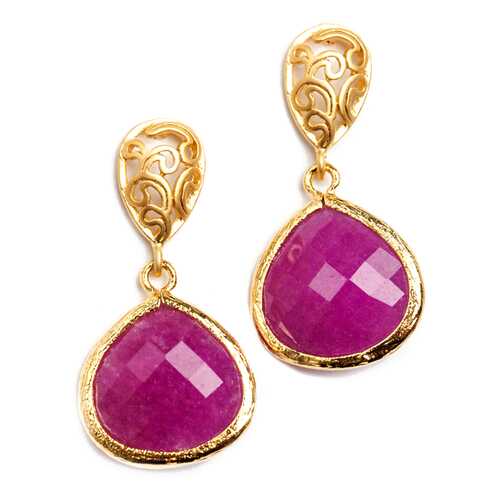 Серьги Beatrici Lux BL1349 Рубин в Линии Любви