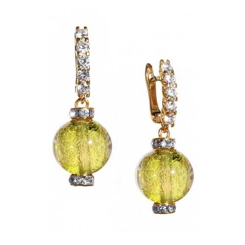 Серьги Bottega Murano 09030608 020O зеленые в Линии Любви