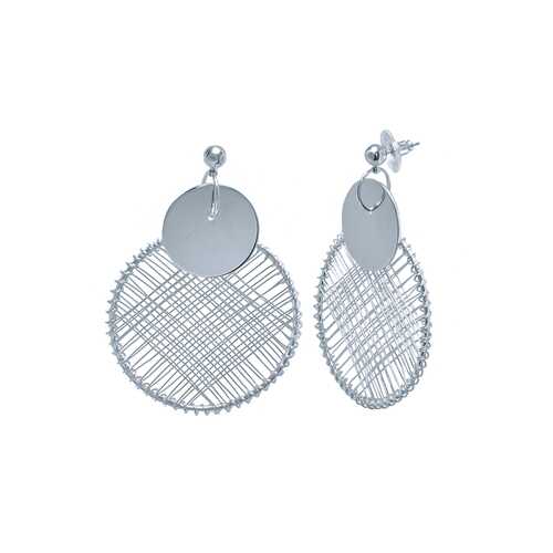 Серьги Corona style B002ELFA18149-SILVER в Линии Любви