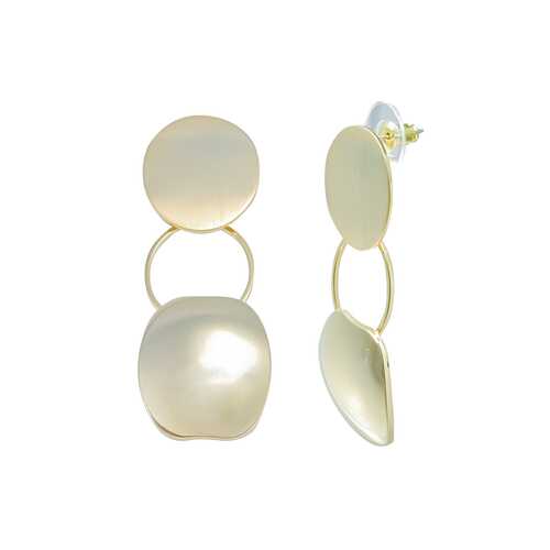 Серьги Corona style B002ELFA18273-GOLD в Линии Любви