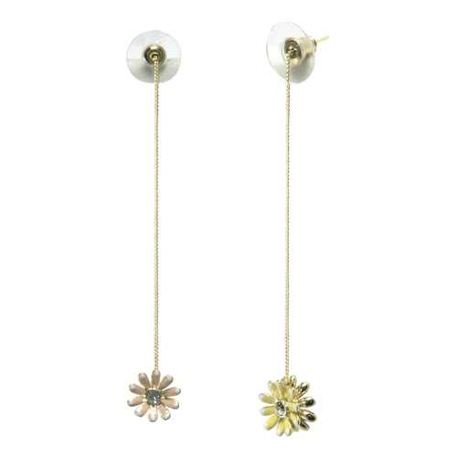 Серьги Corona style B005E1110912K002-YELLOW в Линии Любви