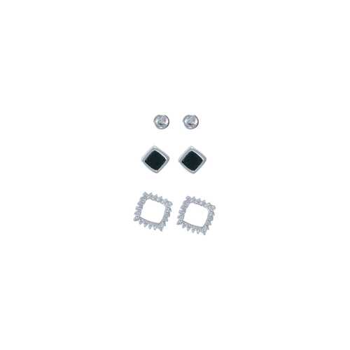 Серьги Corona style B005E1118209K032-SILVER в Линии Любви