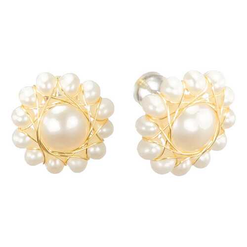 Серьги Corona Style B005E1126943 золотистые в Линии Любви