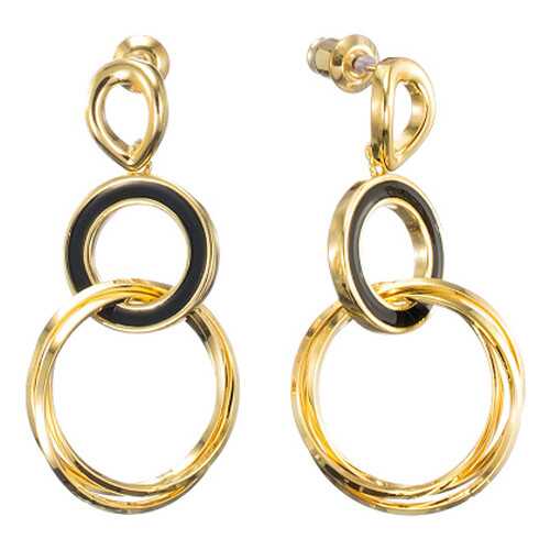 Серьги Corona Style B005E1200941 золотистые в Линии Любви