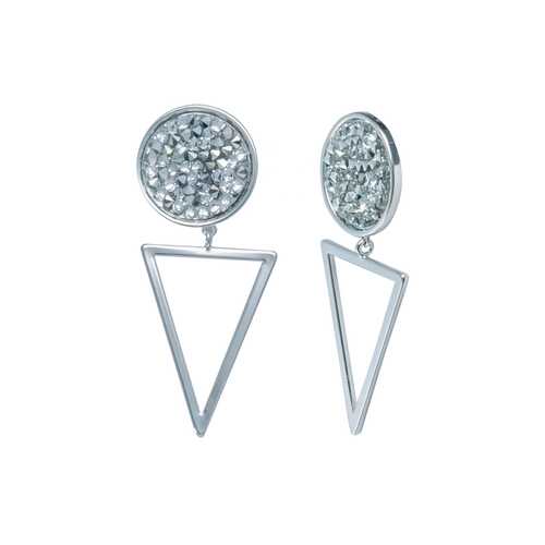 Серьги Corona style B006EGL01864A8Z9-SILVER в Линии Любви