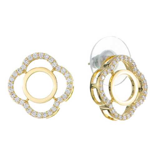 Серьги Corona Style B011E02075 золотистые в Линии Любви