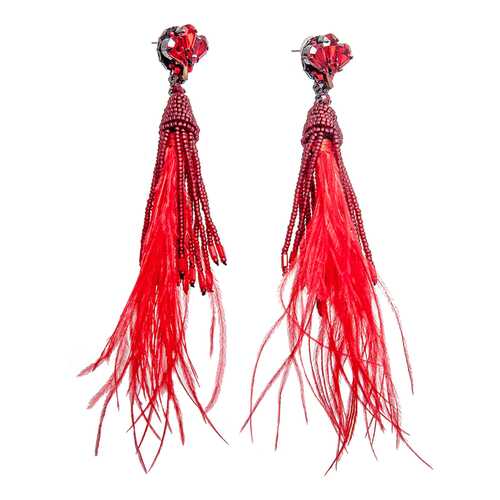 серьги Jaffrey de Marenta ER808016 красные, бордовые в Линии Любви