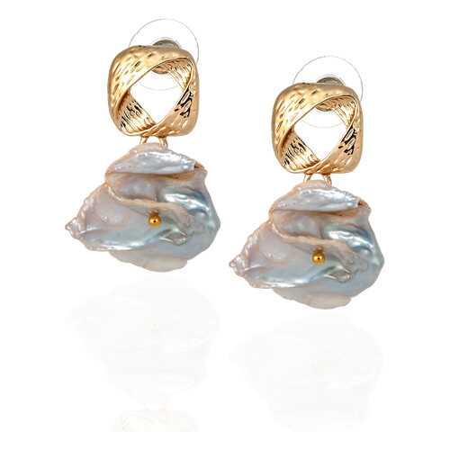 Серьги Lattrice 221155389 золотистые в Линии Любви