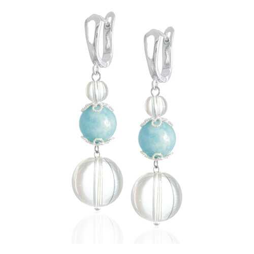 Серьги Lattrice 54655251 голубые в Линии Любви