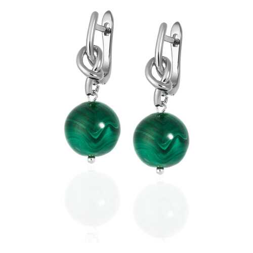 Серьги Lattrice 54666140 зеленые в Линии Любви