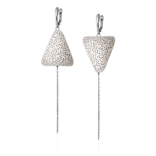 Серьги Lattrice 54666163 белые в Линии Любви