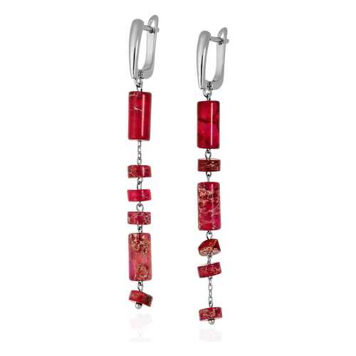 Серьги Lattrice 54666177 розовые в Линии Любви