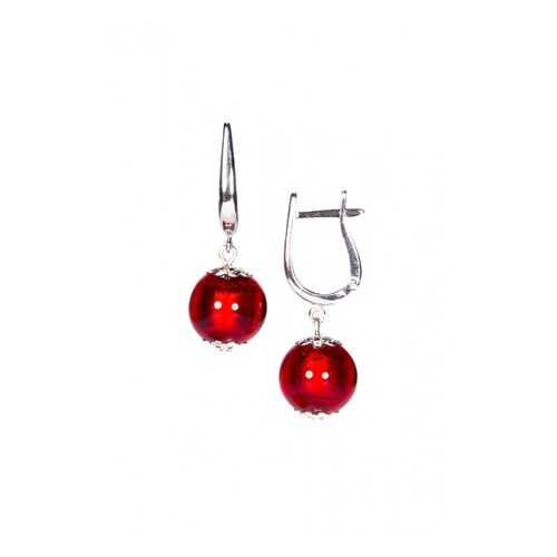 Серьги Perla Grande Argento 09030703 красные в Линии Любви