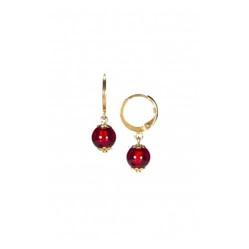 Серьги Perla Piccolo Oro 09030604 красные в Линии Любви