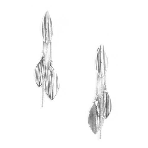 Серьги женские ORI TAO OT-12-29003 серебристые в Линии Любви