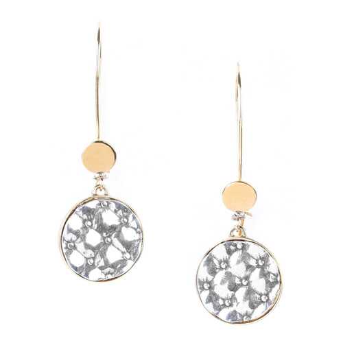 Серьги женские ORI TAO OT-12-29086 серебристые/золотистые в Линии Любви