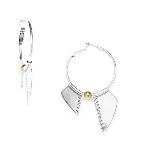 Серьги женские ORI TAO OT-12-29256 серебристые/золотистые в Линии Любви